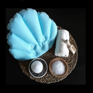 Inflatable Shell Bath Pillow