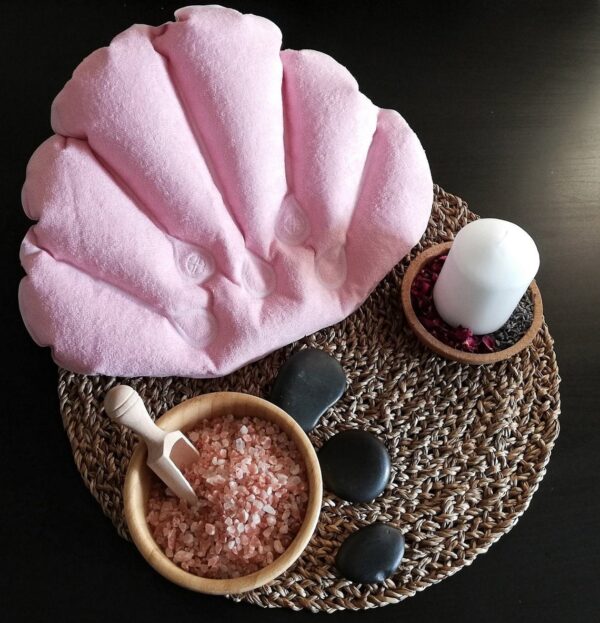 Inflatable Shell Bath Pillow - Image 3