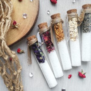 wedding bath salt favour