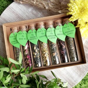 herbal tea collection sample