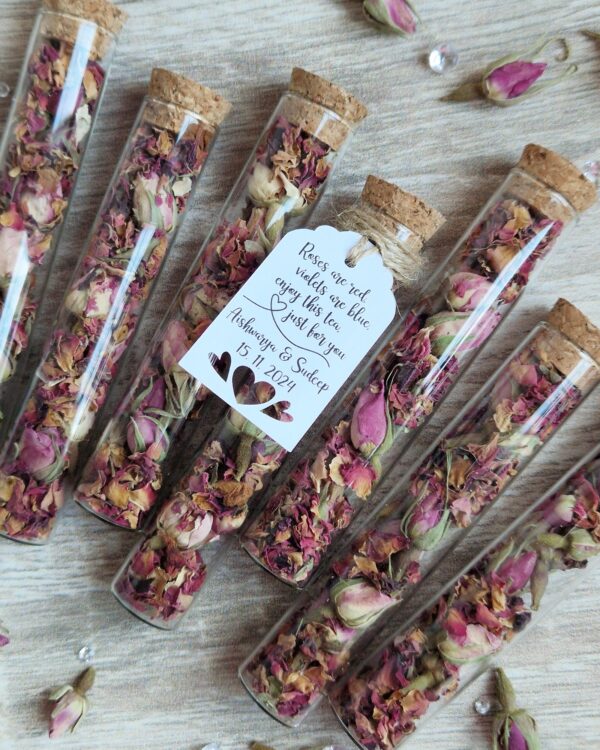 tea favour rose