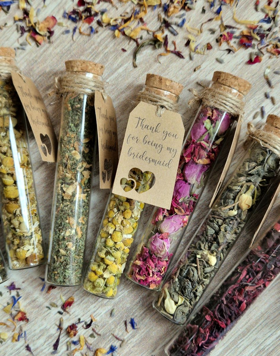 Wedding Tea Favours 9 bridesmaid favour