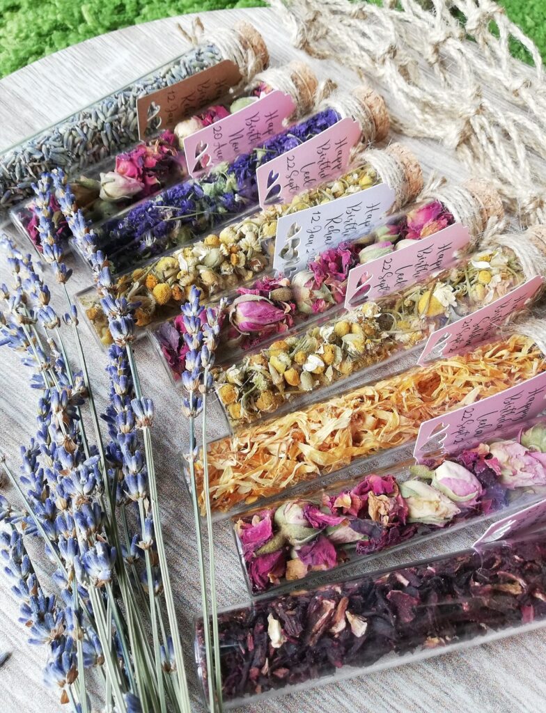 customised tea favours