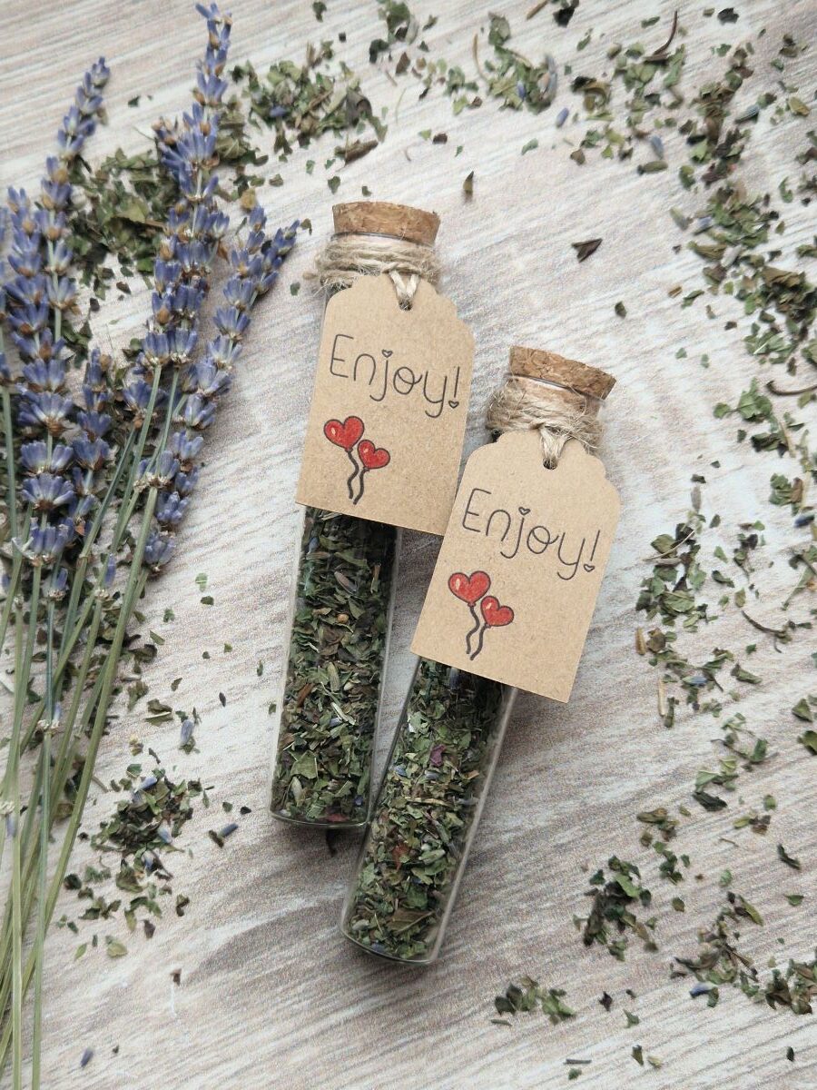 Customised Tea Favours 15 enjoy tea favour