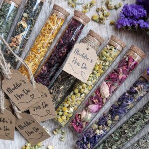 customised tea favours