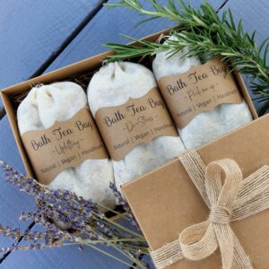 gift box bath tea bags