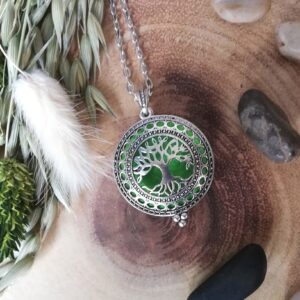tree of life aromatherapy necklace
