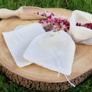 reusable cotton tea bag