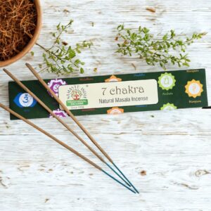 7 chakra natural masala incense sticks