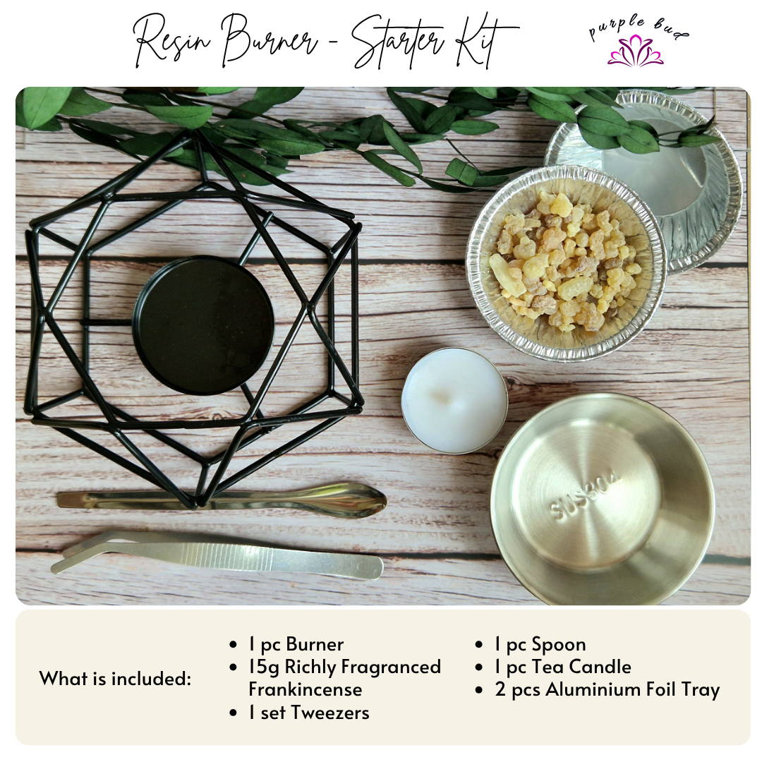 complete kit for burner resin