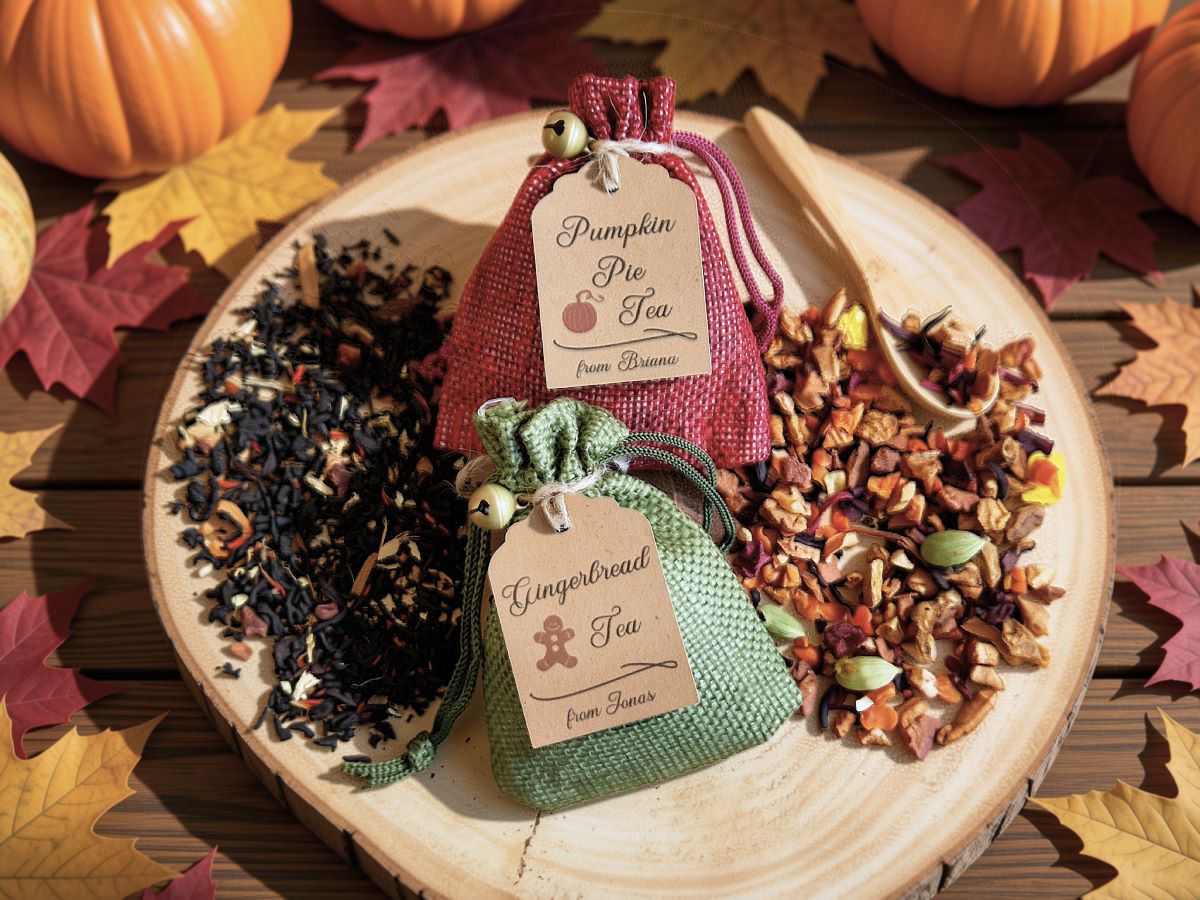 Festive Tea Blend Favour Pouch 1 festive tea gift
