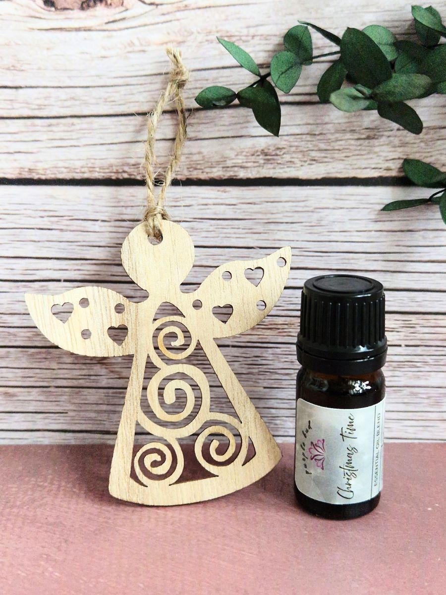 Wooden Angel Christmas Ornament 4 wooden ornament christmas time