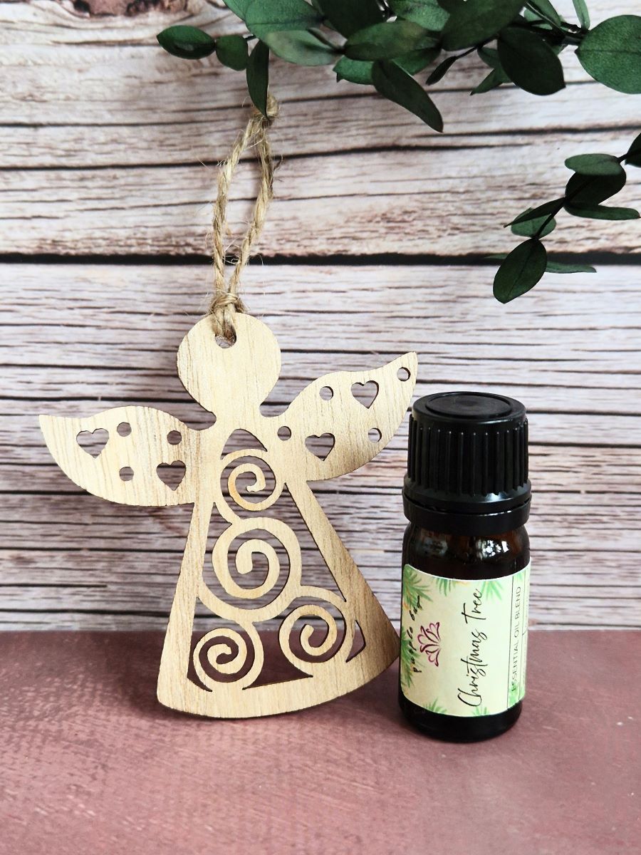 Wooden Angel Christmas Ornament 3 wooden ornament christmas tree