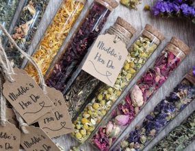 customised tea favours